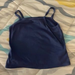 Old navy blue tank/crop top